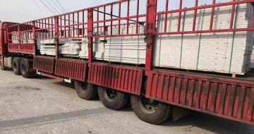 永州 白麻荔枝面外墙干挂，工厂装车日常