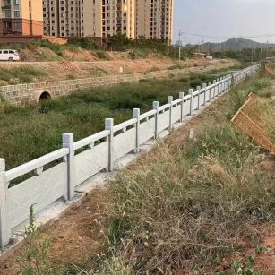 永州 白麻河道栏杆效果展示图