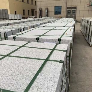 永州 白麻花岗岩5.0公分荔枝面地铺石