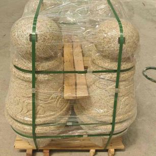 永州 黄金麻异形定制雕花——棒棒糖挡车柱