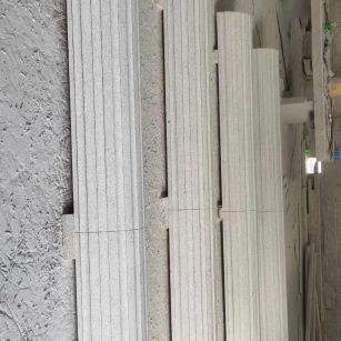 永州 花岗岩厂家带你看白麻花岗岩门楼大柱柱皮