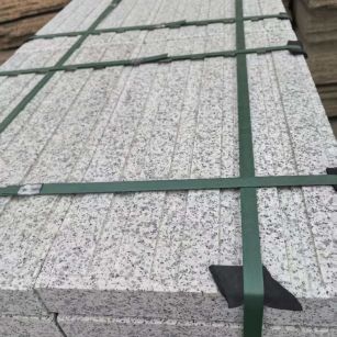 永州 白麻花岗岩直行盲道石，盲条，地铺石