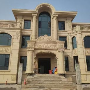 永州 黄金麻花岗岩别墅外墙干挂