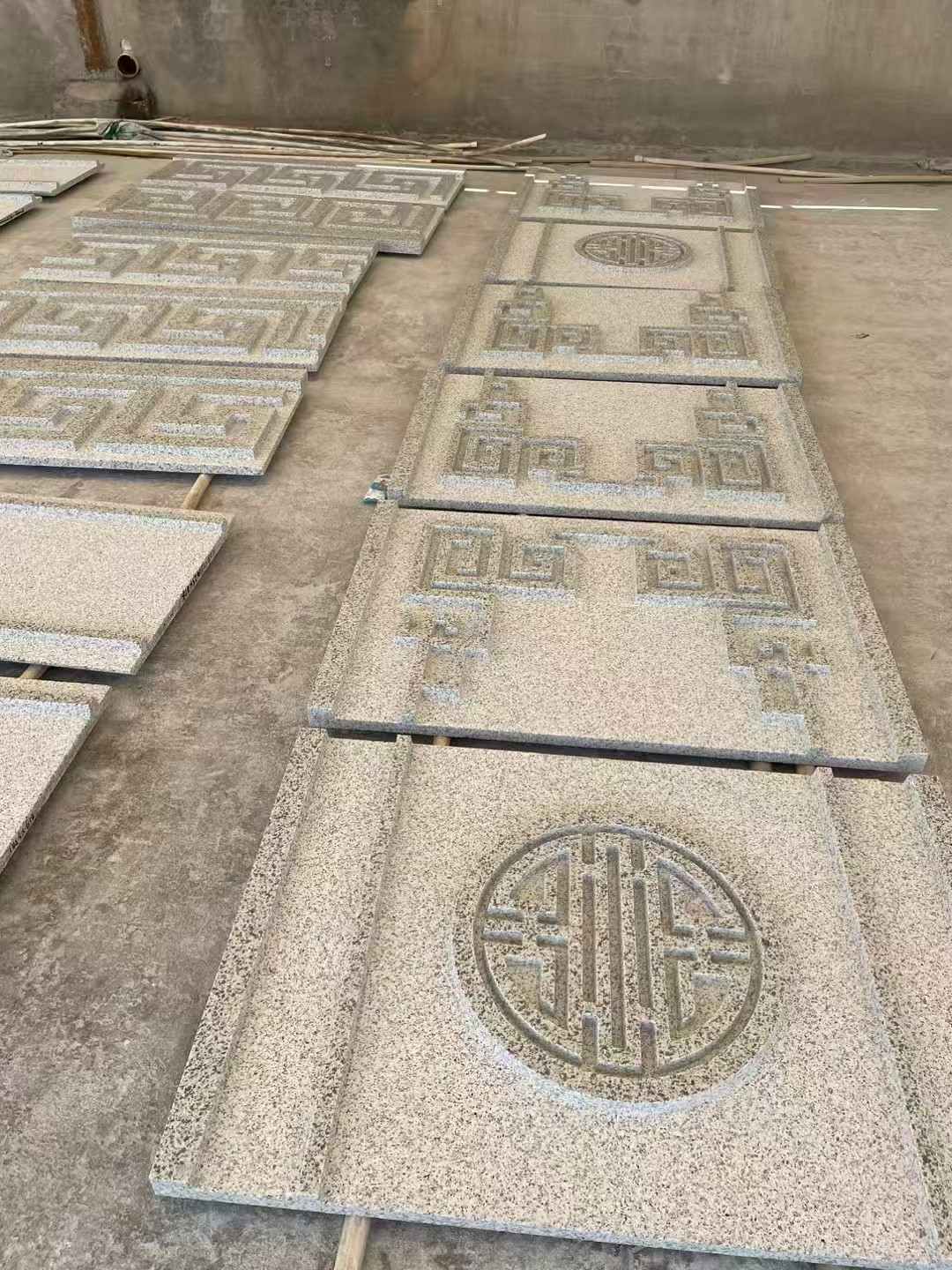 永州 白麻花岗岩外墙立面雕刻板