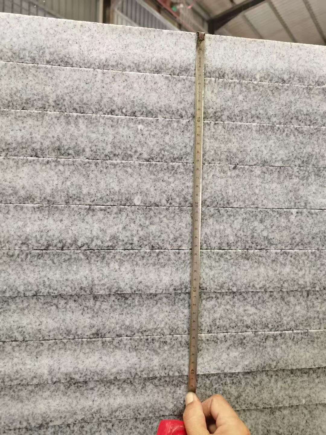 永州 芝麻白火烧成品厚薄均匀，B料价格接近A料质量