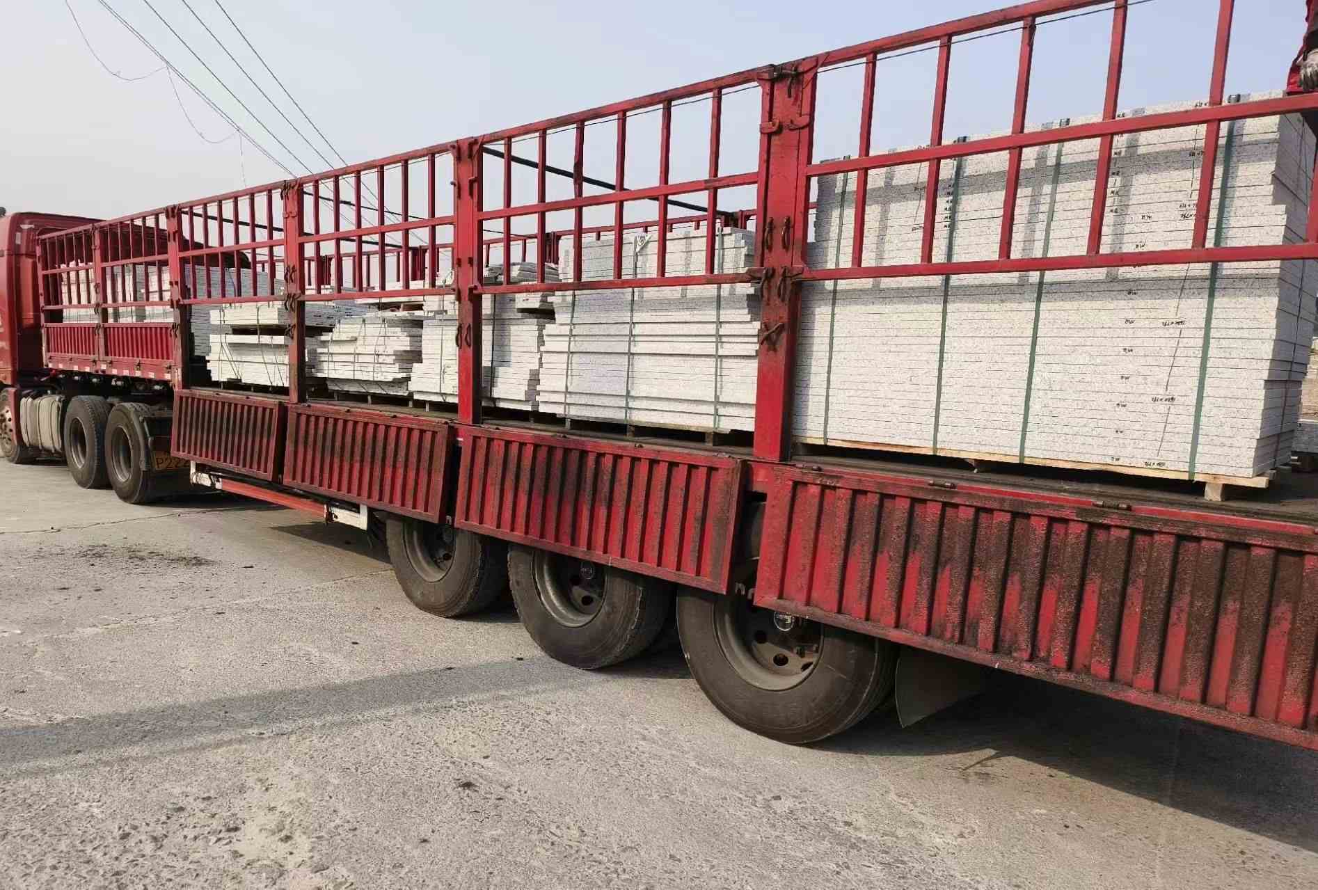 永州 白麻荔枝面外墙干挂，工厂装车日常