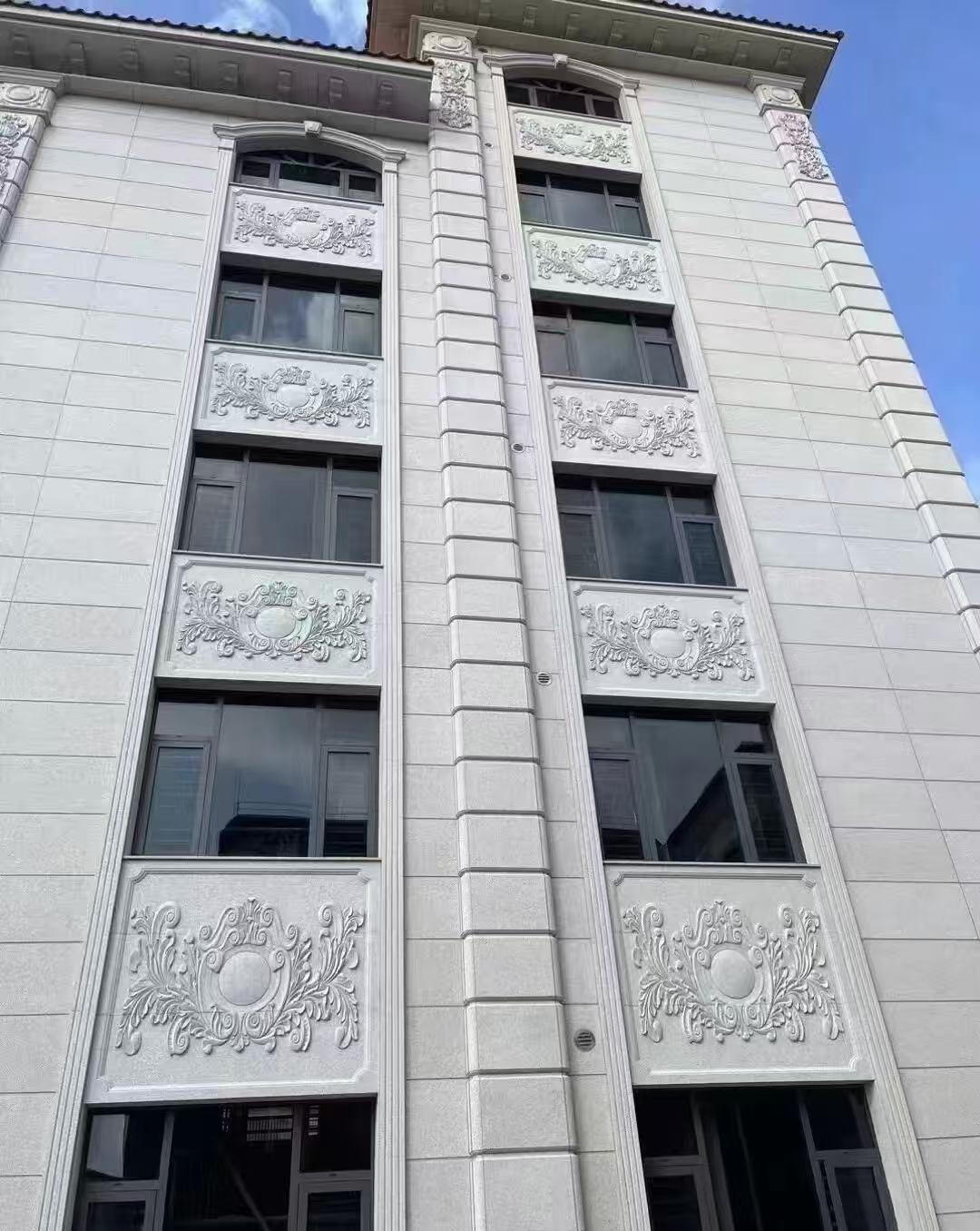 永州 白麻荔枝面花岗岩别墅外墙干挂