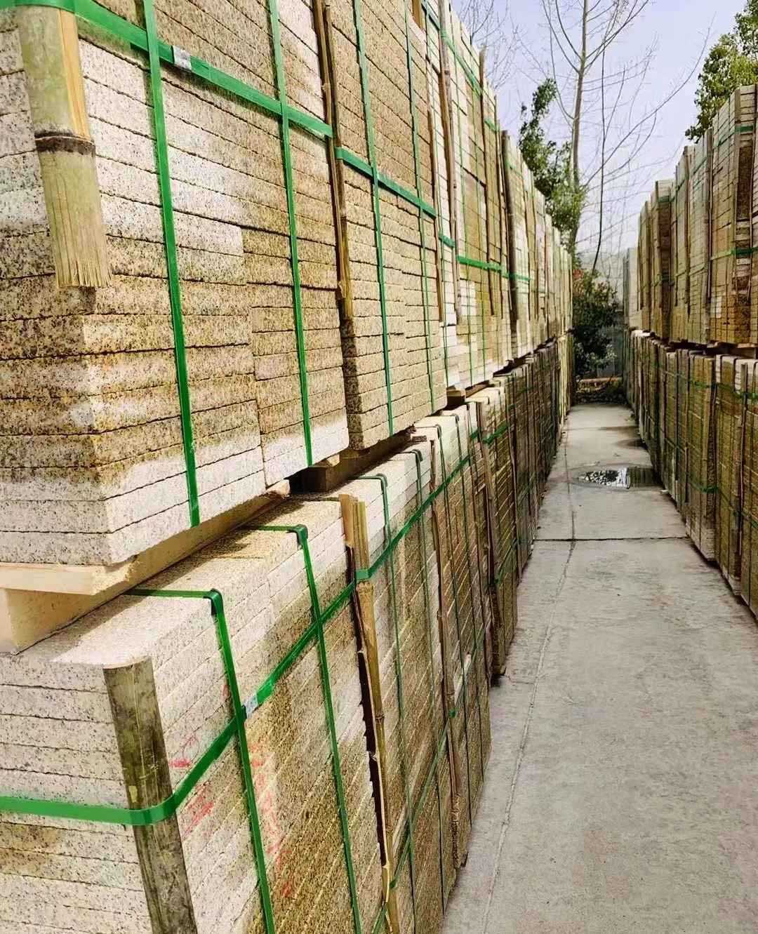 永州 黄金麻花岗岩荔枝面地铺石