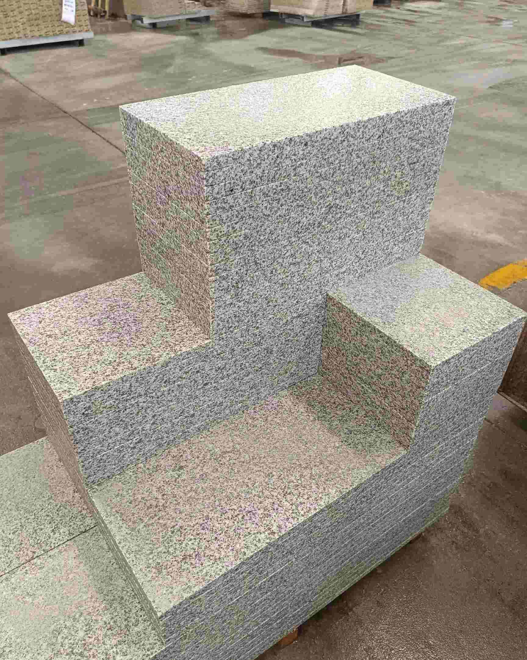 永州 白麻花岗岩荔枝面地铺石