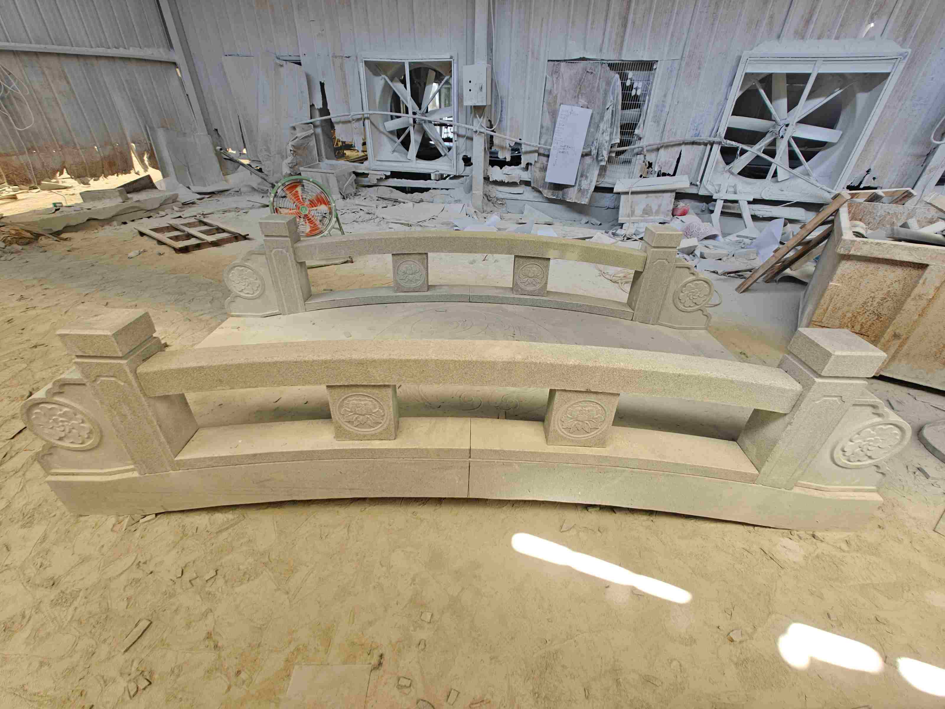 永州 芝麻灰花岗岩异形加工-拱桥，石桥