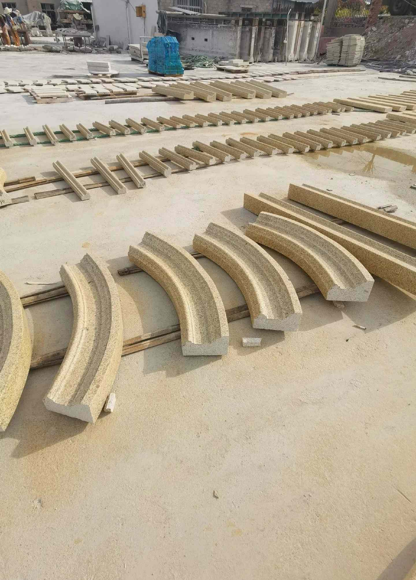 永州 黄金麻花岗岩别墅线条