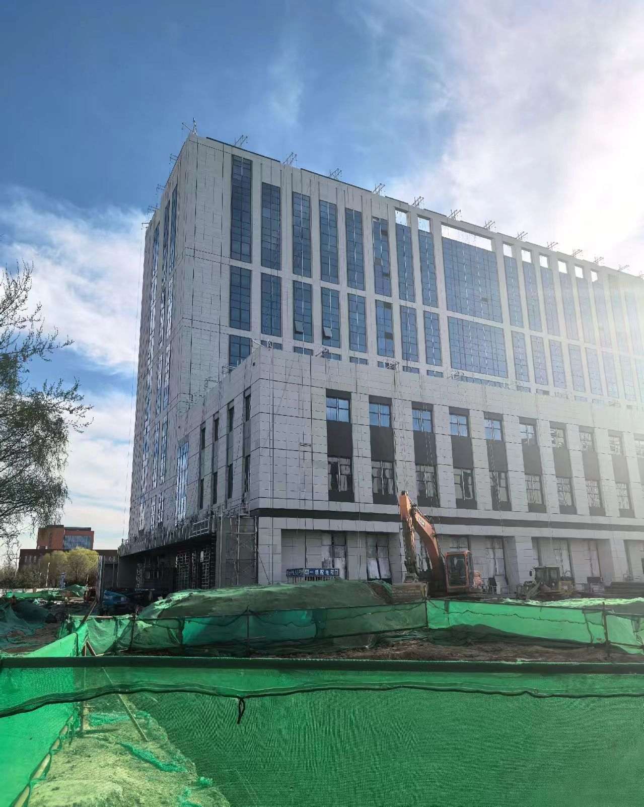 永州 白麻花岗岩石材外墙干挂