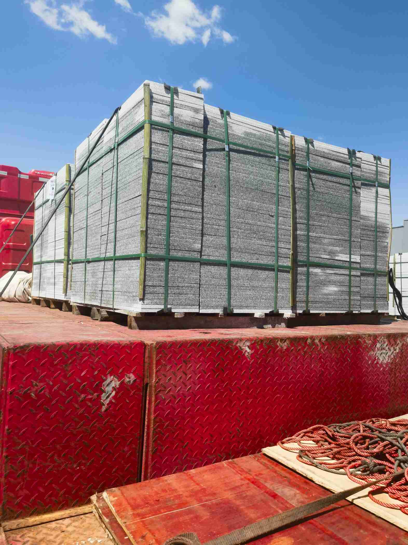 永州 芝麻白火烧规格板地铺石300*600/600*600