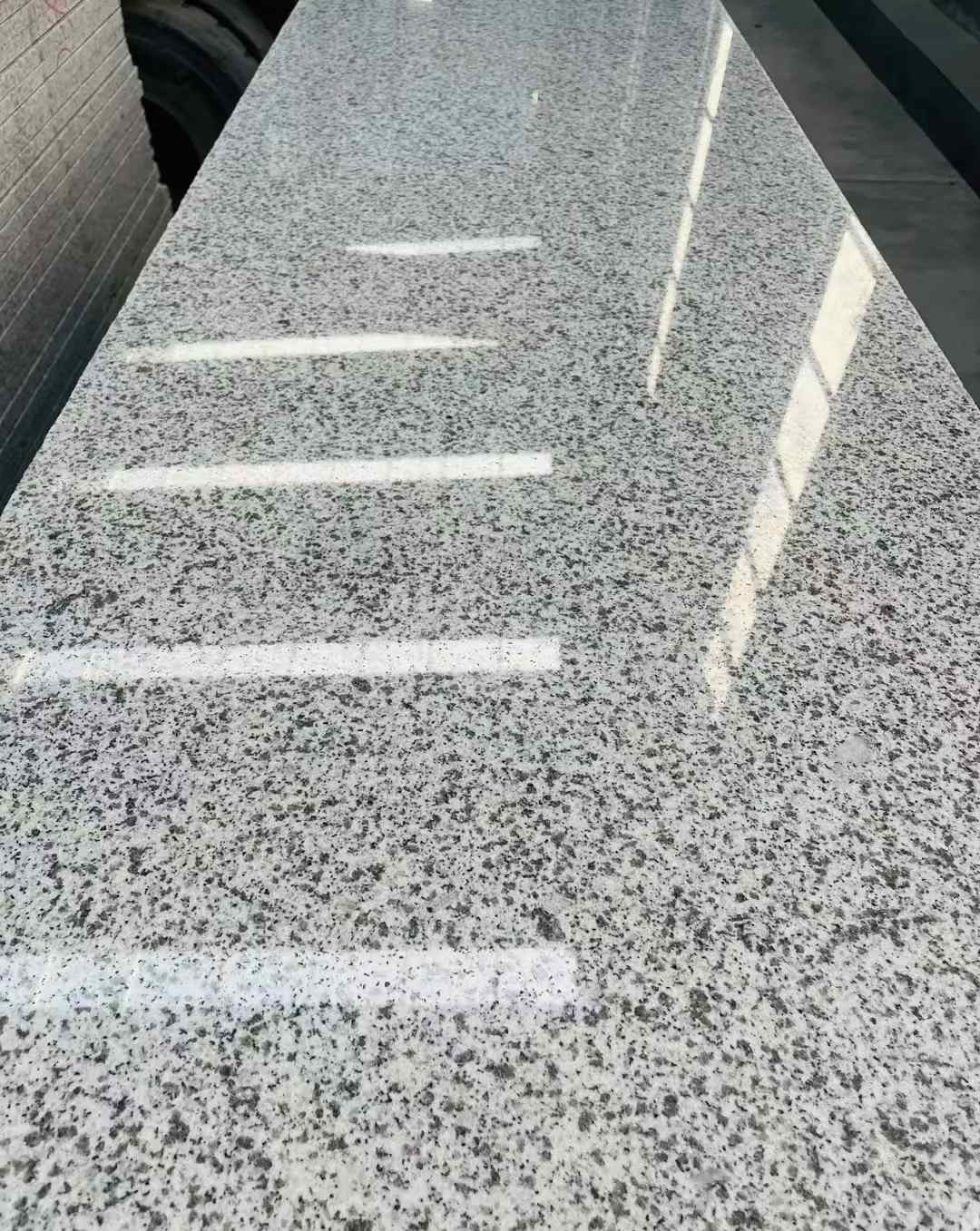 永州 白麻花岗岩光面毛板